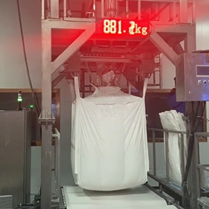 Sistem Pengisian Karung FIBC Dual-Station untuk Pengemasan Glukosa dan Bubuk Asam Amino Food-Grade